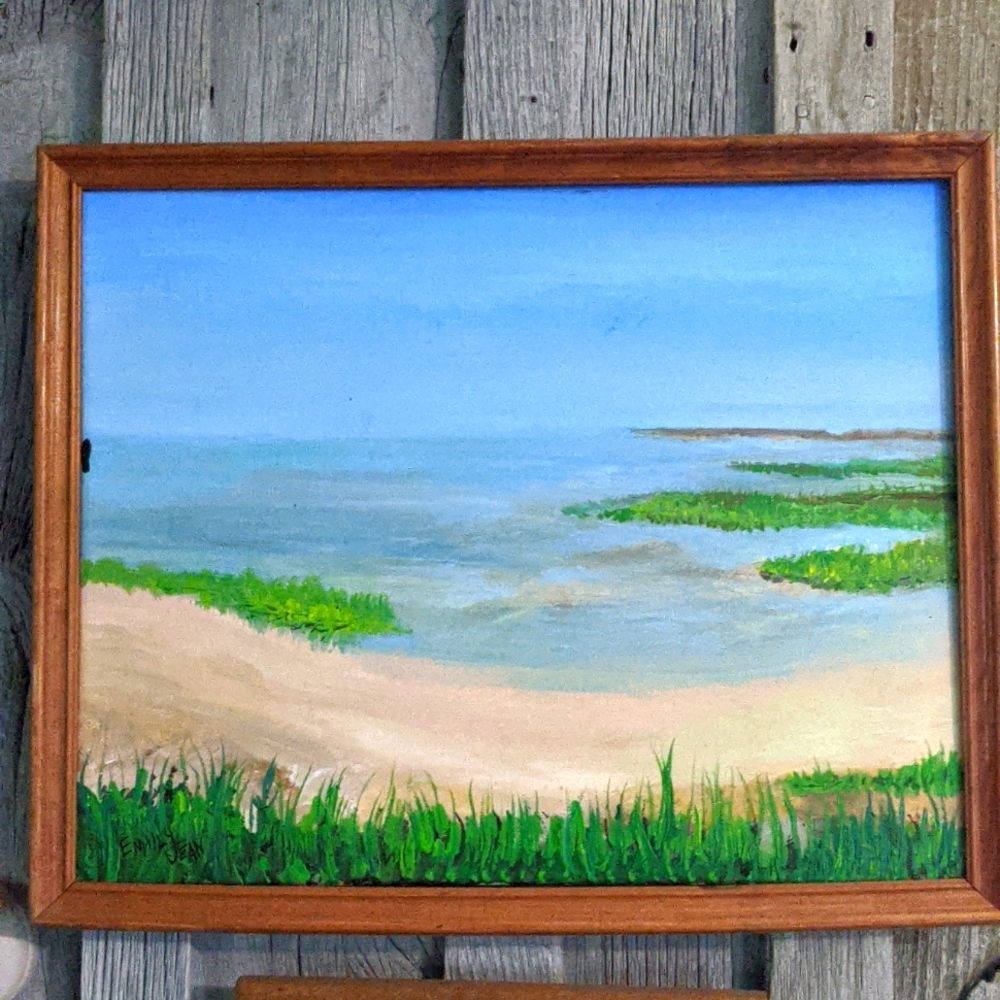 Painting original by #fairygodmotheremilyjean #beach #capecod